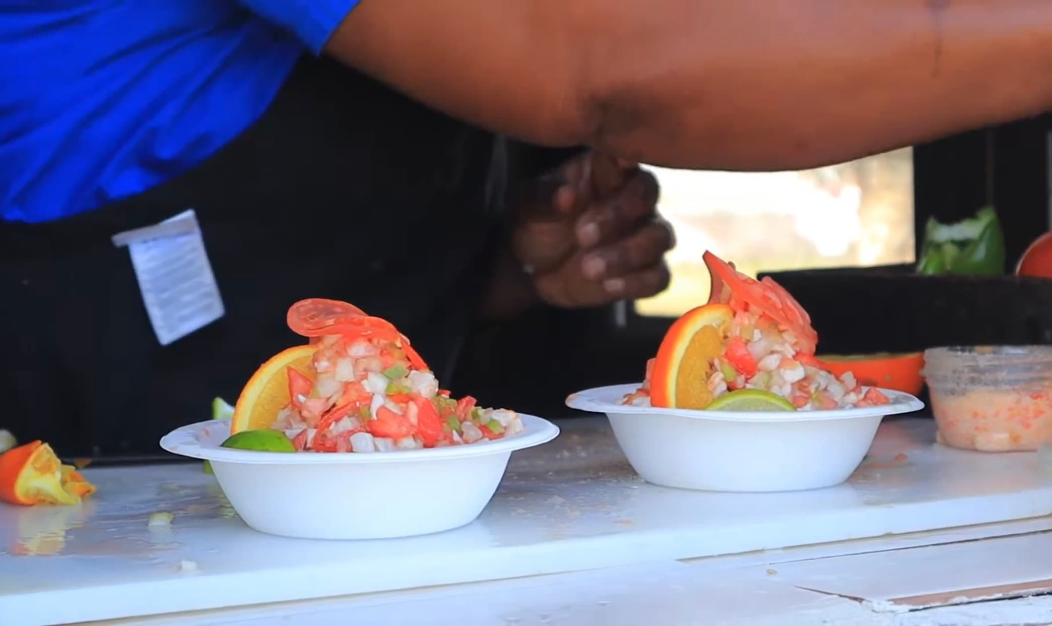 Conch salad Bahamas