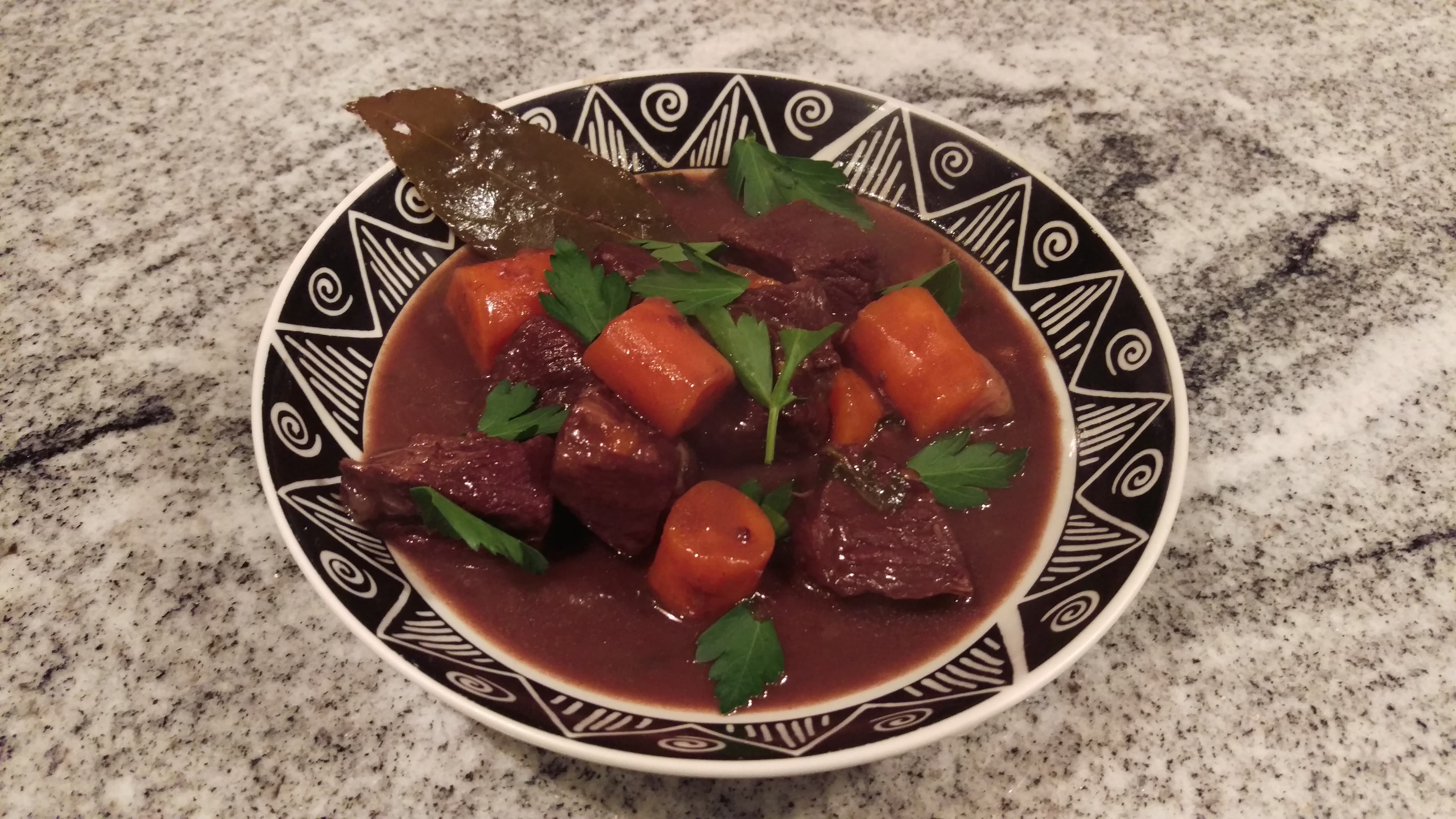 Bò hầm rượu vang Burgundy
