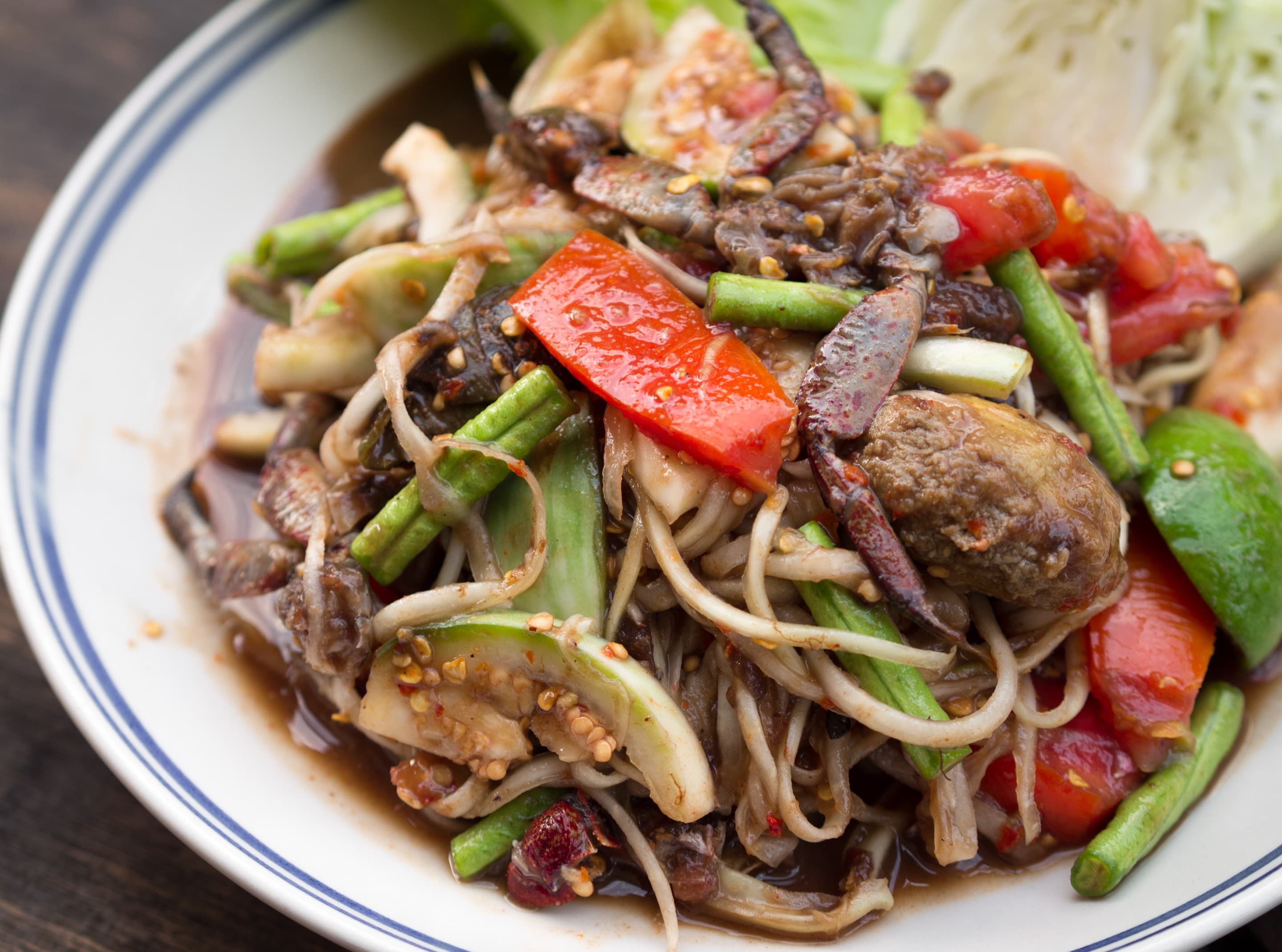gỏi đu đủ