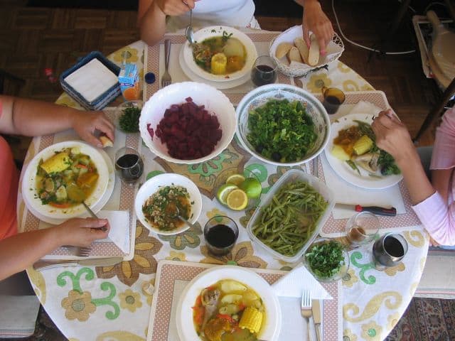 Cazuela Chile (súp thịt + bí đỏ)