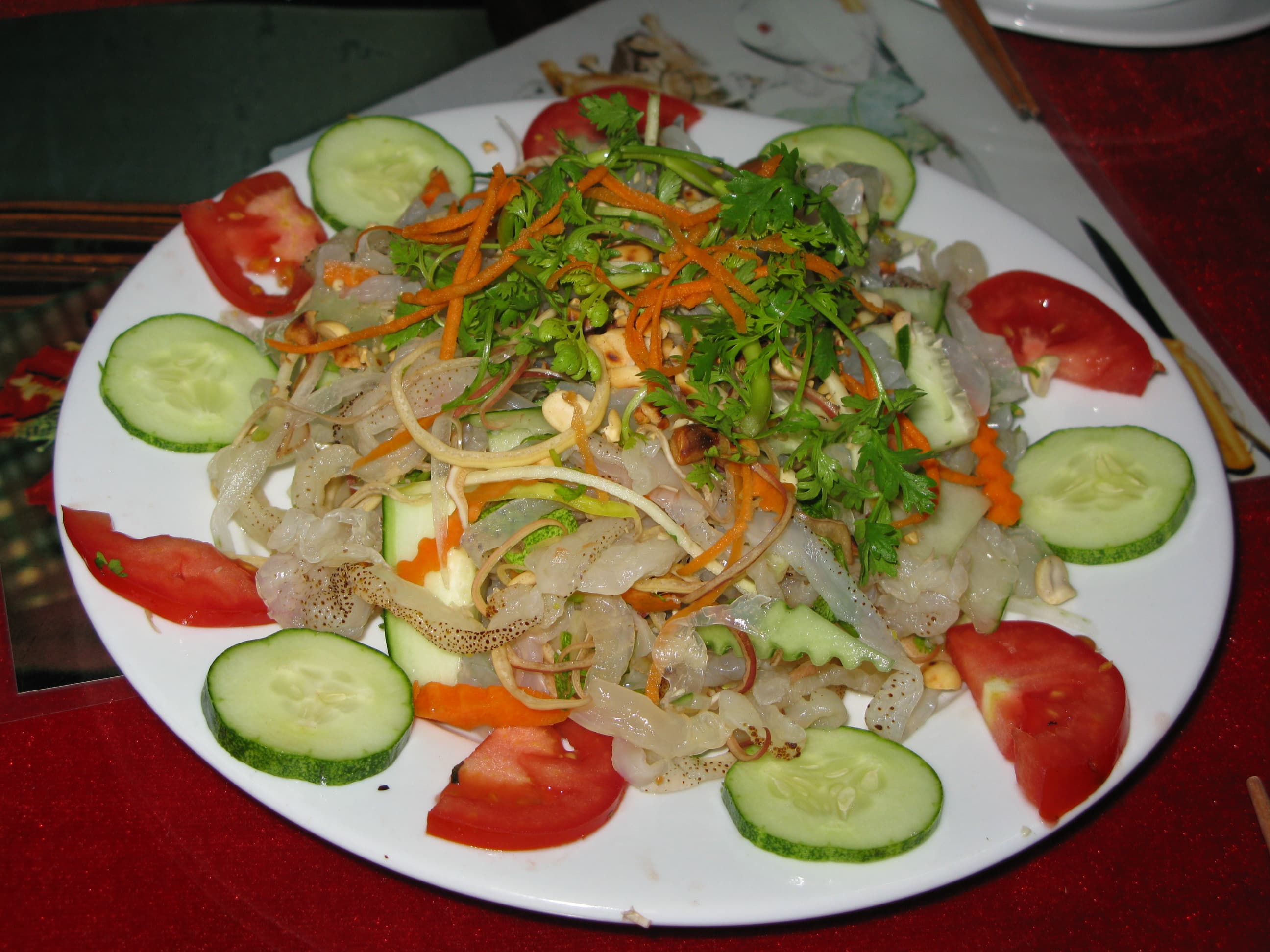 Nộm sứa đỏ Hải Phòng