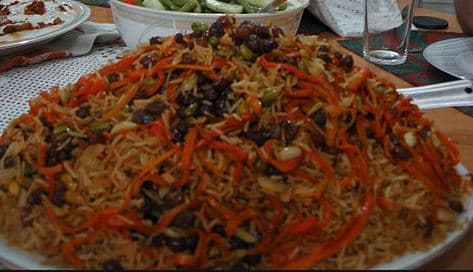 Kabuli pulao (cơm Afghan)