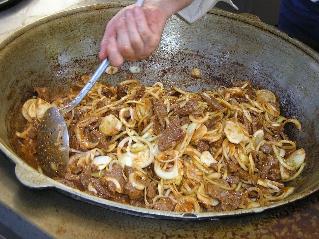 Thịt xào Kuurdak Kyrgyzstan